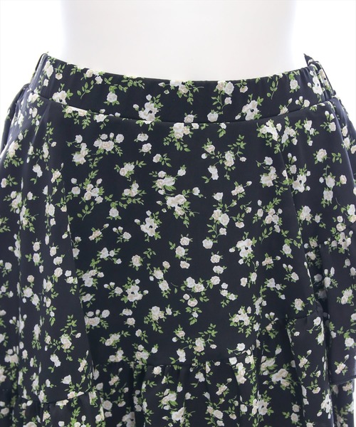 clear（クリア）の「【低身長サイズ有】ランダムフリルロングスカート[着回し抜群 大人 カジュアル]（スカート・レディース・ブラック/アイボリー/ブラック系その他・F/XS）」の22枚目の写真