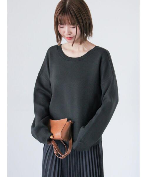 Lugnoncure(ルノンキュール)の「コットンタッチ前後2WAYカーディガン(カーディガン/ボレロ・レディース・オフホワイト/チャコールグレー/グレー/ミント・F)」の1枚目の写真