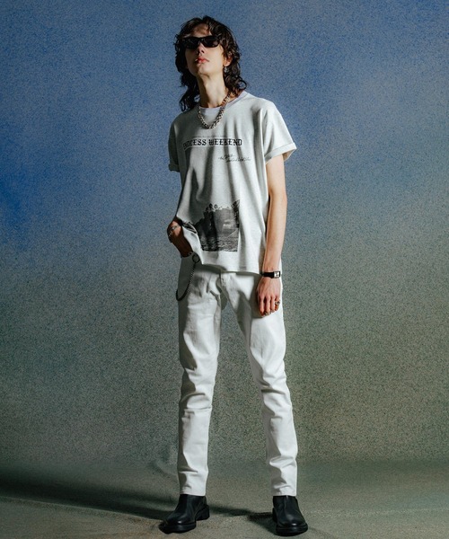 CRIMIE（クライミー）の「ENDLESS WEEKEND PHOTO T SHIRT（Tシャツ/カットソー・メンズ・オートミール/ホワイト・XXL/XL/L/M/S）」の8枚目の写真