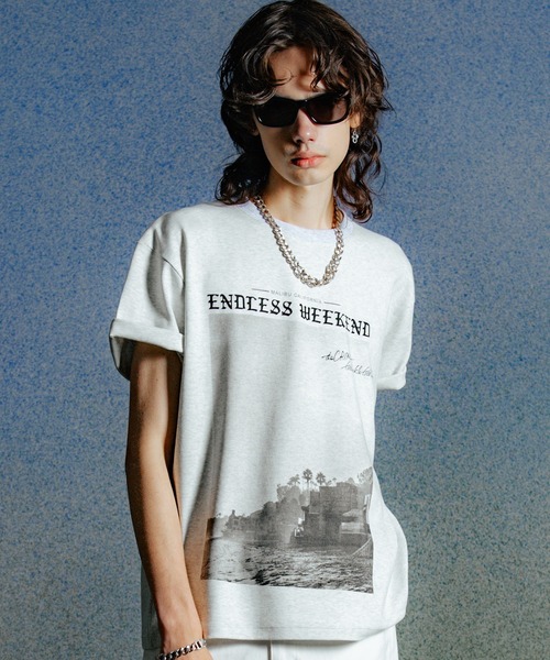 CRIMIE（クライミー）の「ENDLESS WEEKEND PHOTO T SHIRT（Tシャツ/カットソー・メンズ・オートミール/ホワイト・XXL/XL/L/M/S）」の10枚目の写真