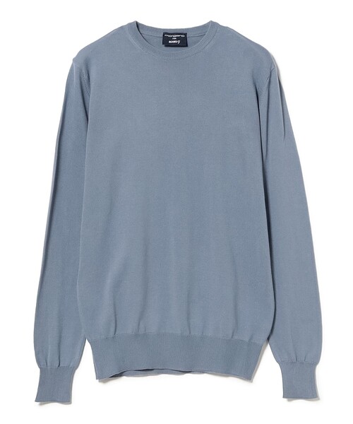 MORGANO（モルガーノ）の「【別注】MORGANO / 12ゲージ クルーネックニット（ニット/セーター・メンズ・ロイヤルブルー/ベージュ/シルバー/レッド系その他3・52/50/48/44/46）」の3枚目の写真