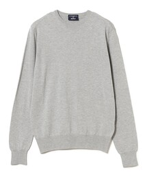 MORGANO / リネンコットン ボーダー クルーネック ニット　サイズ46 ZANONE / ザノーネ リネンコットン ボーダークルーネックニット