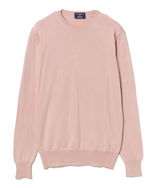 MORGANO（モルガーノ）の「【別注】MORGANO / 12ゲージ クルーネックニット（ニット/セーター・メンズ・ロイヤルブルー/ベージュ/シルバー/レッド系その他3・52/50/48/44/46）」の4枚目の写真