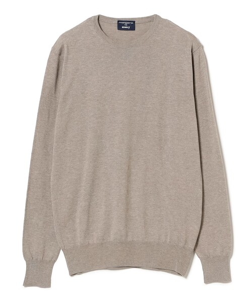 MORGANO（モルガーノ）の「【別注】MORGANO / 12ゲージ クルーネックニット（ニット/セーター・メンズ・ロイヤルブルー/ベージュ/シルバー/レッド系その他3・52/50/48/44/46）」の5枚目の写真