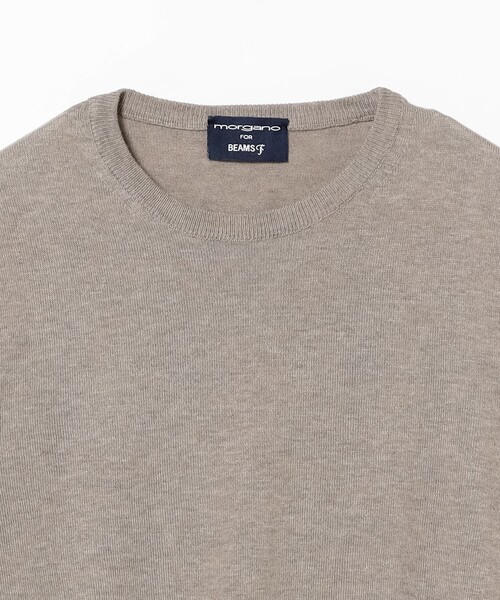 MORGANO（モルガーノ）の「【別注】MORGANO / 12ゲージ クルーネックニット（ニット/セーター・メンズ・ロイヤルブルー/ベージュ/シルバー/レッド系その他3・52/50/48/44/46）」の6枚目の写真