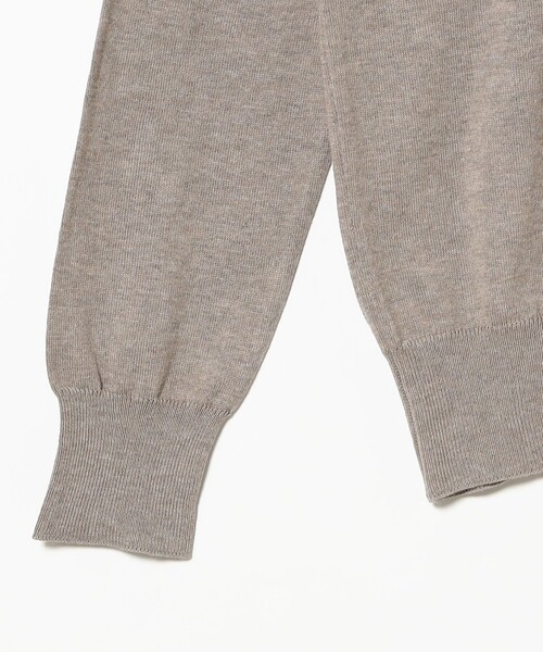 MORGANO（モルガーノ）の「【別注】MORGANO / 12ゲージ クルーネックニット（ニット/セーター・メンズ・ロイヤルブルー/ベージュ/シルバー/レッド系その他3・52/50/48/44/46）」の7枚目の写真