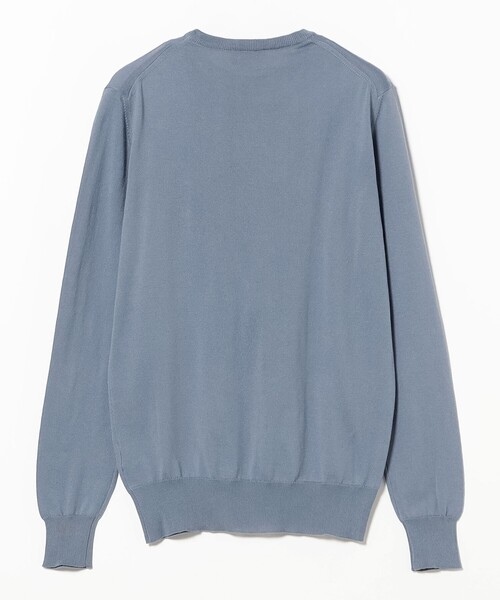 MORGANO（モルガーノ）の「【別注】MORGANO / 12ゲージ クルーネックニット（ニット/セーター・メンズ・ロイヤルブルー/ベージュ/シルバー/レッド系その他3・52/50/48/44/46）」の14枚目の写真