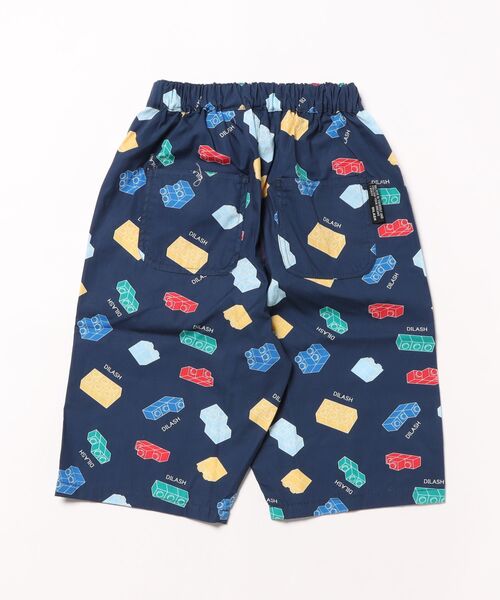 DILASH（ディラッシュ）の「ブロック柄5分丈パンツ（その他パンツ・キッズ・オフホワイト/ネイビー・80/90/100/110/120/130/140）」の6枚目の写真