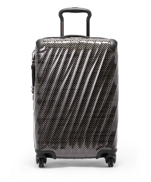 TUMI（トゥミ）の「19 DEGREE LITE インターナショナル・キャリーオン スーツケース（機内持ち込みサイズ） 1泊～3泊程度（スーツケース/キャリーバッグ・レディース・ピンク系その他/ブラック×グレー・FREE）」の2枚目の写真
