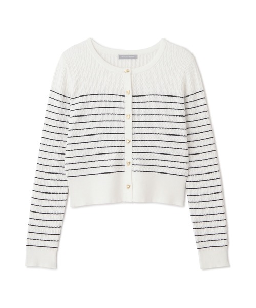 JILL by JILL STUART(ジルバイジルスチュアート)の「◇UVミニケーブルカーディガン(ニット/セーター・レディース・ホワイト系その他2/ブルー/ホワイト系その他/ピンク・FREE)」の9枚目の写真