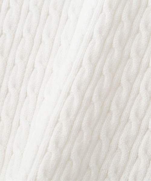 JILL by JILL STUART(ジルバイジルスチュアート)の「◇UVミニケーブルカーディガン(ニット/セーター・レディース・ホワイト系その他2/ブルー/ホワイト系その他/ピンク・FREE)」の12枚目の写真