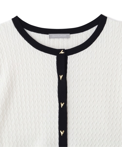 JILL by JILL STUART(ジルバイジルスチュアート)の「◇UVミニケーブルカーディガン(ニット/セーター・レディース・ホワイト系その他2/ブルー/ホワイト系その他/ピンク・FREE)」の14枚目の写真