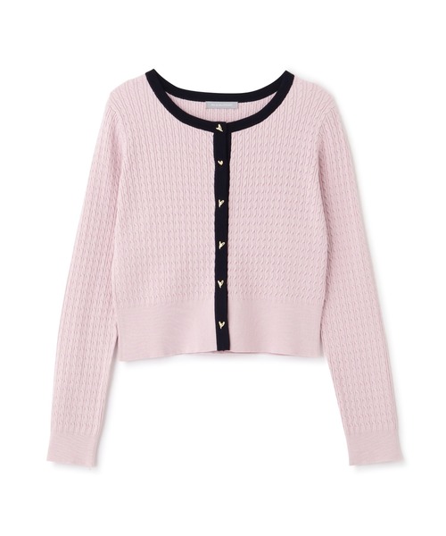 JILL by JILL STUART(ジルバイジルスチュアート)の「◇UVミニケーブルカーディガン(ニット/セーター・レディース・ホワイト系その他2/ブルー/ホワイト系その他/ピンク・FREE)」の5枚目の写真