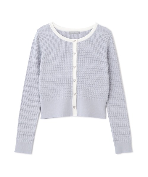 JILL by JILL STUART(ジルバイジルスチュアート)の「◇UVミニケーブルカーディガン(ニット/セーター・レディース・ホワイト系その他2/ブルー/ホワイト系その他/ピンク・FREE)」の7枚目の写真