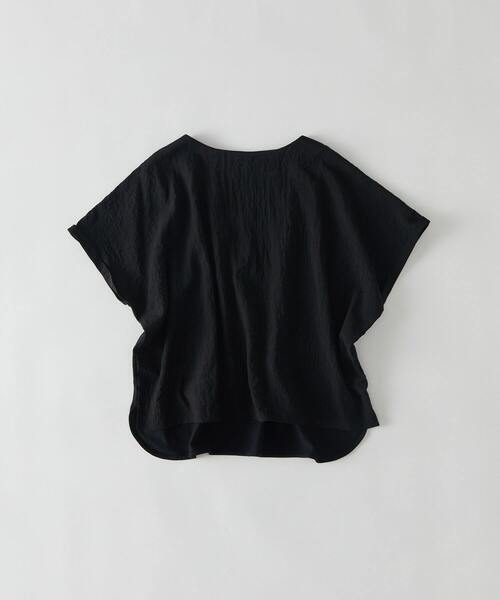 conges payes ADIEU TRISTESSE(コンジェ ペイエ アデュートリステス)の「布帛×ジャージバスクシャツ(シャツ/ブラウス・レディース・ベージュ/ブラック/ホワイト・38)」の1枚目の写真