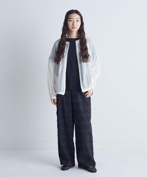 conges payes ADIEU TRISTESSE(コンジェ ペイエ アデュートリステス)の「布帛×ジャージバスクシャツ(シャツ/ブラウス・レディース・ベージュ/ブラック/ホワイト・38)」の19枚目の写真
