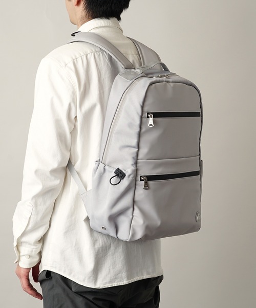 MADDEN EQUIPMENT(メデン イクイップメント)の「【MADDEN EQUIPMENT】防水撥水 B4サイズ収納可 リュック バックパック EQPK-04(ショルダーバッグ・メンズ・ライトグレー/ダークグレー/ブラック/カーキ・ONE SIZE)」の7枚目の写真