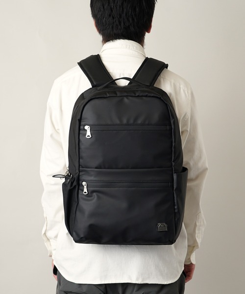 MADDEN EQUIPMENT(メデン イクイップメント)の「【MADDEN EQUIPMENT】防水撥水 B4サイズ収納可 リュック バックパック EQPK-04(ショルダーバッグ・メンズ・ライトグレー/ダークグレー/ブラック/カーキ・ONE SIZE)」の9枚目の写真