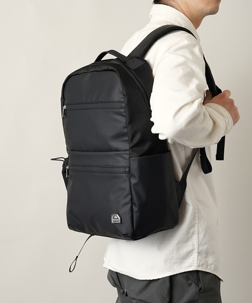 MADDEN EQUIPMENT(メデン イクイップメント)の「【MADDEN EQUIPMENT】防水撥水 B4サイズ収納可 リュック バックパック EQPK-04(ショルダーバッグ・メンズ・ライトグレー/ダークグレー/ブラック/カーキ・ONE SIZE)」の10枚目の写真