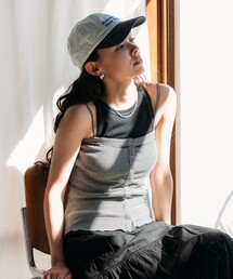 ワッフルビスチェ/ボーダーキャミビスチェ