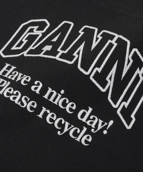 GANNI（ガニー）の「Shopper XXL Contrasted Logo（トートバッグ・レディース・その他・ONE SIZE）」の3枚目の写真