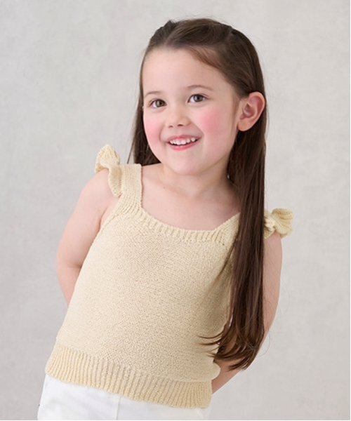 petit main（プティマイン）の「【リンク】ニットアンサンブル(キッズ)（アンサンブル・キッズ・キナリ/クリーム・M/S/L）」の8枚目の写真