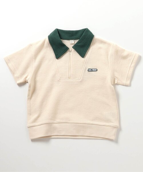 apres les cours（アプレレクール）の「ハーフジップセットアップ（セットアップ・キッズ・レッド/グリーン・130/120/110/100/90/80）」の16枚目の写真