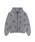 UNKNOWN LONDONiAmEEhj́ut[fB[bWASH GREYxBLACK CROSS ZIP HOODIEbUnknown Londonip[J[jvbO[