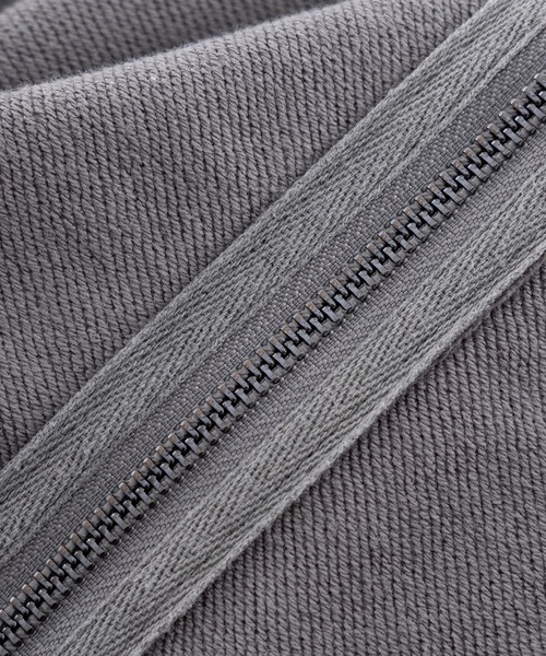 UNKNOWN LONDON（アンノウン・ロンドン）の「フーディー｜WASH GREYxBLACK CROSS ZIP HOODIE｜Unknown London（パーカー・メンズ・グレー・XL/L/M/S/XS）」の7枚目の写真