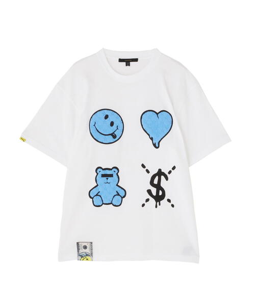 STUD MUFFIN(スタッドマフィン)の「STUD MUFFIN/スタッドマフィン/4モチーフ SS TEE(Tシャツ/カットソー・メンズ・ホワイト/ブラック・2/3/4)」の13枚目の写真