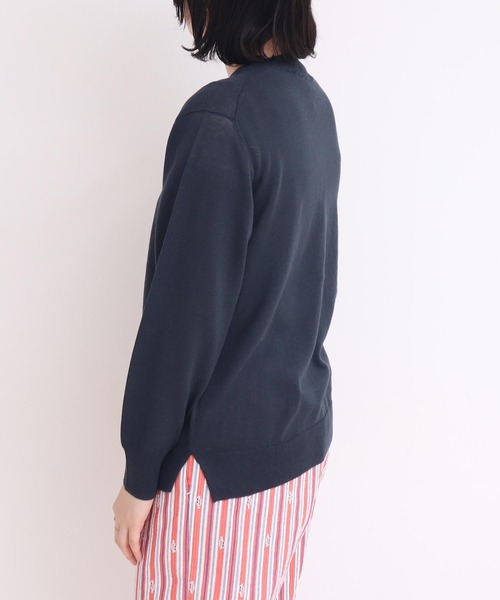 I am I in fact...（アイアムアイインファクト）の「C/Li数字刺繍　Vカーディガン（カーディガン/ボレロ・レディース・ホワイト/チャコールグレー/ピンク/イエロー/グリーン・FREE）」の18枚目の写真