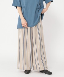 ドビーストライプイージーパンツ[プチサイズあり]