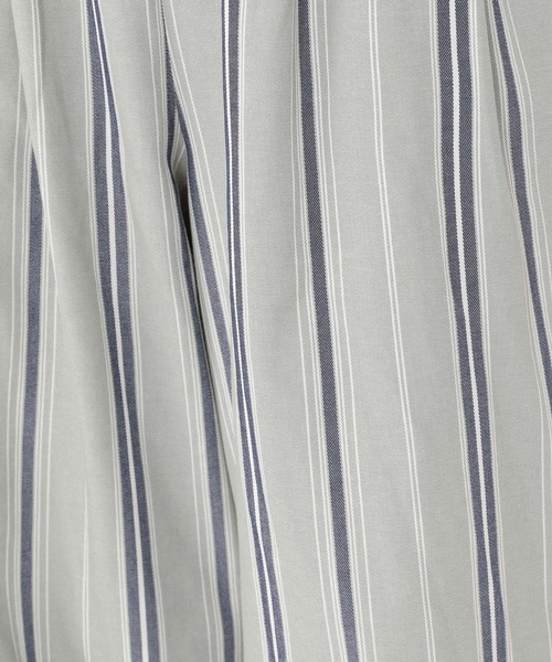 studio CLIP（スタディオクリップ）の「ドビーストライプイージーパンツ[プチサイズあり]（その他パンツ・レディース・ブラック/アイボリー/ベージュ/ライトグリーン・PF/FREE）」の6枚目の写真