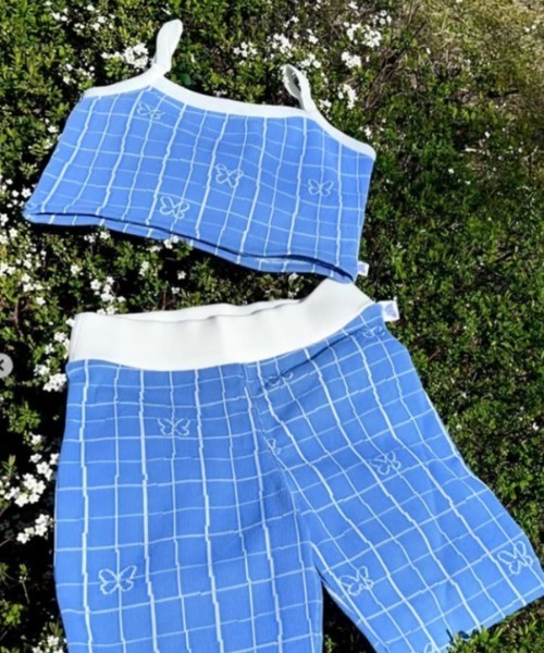 Siblings(シブリングス)の「Square Cami(キャミソール・レディース・レインボー/グリーン/ライトブルー・LARGE/SMALL)」の2枚目の写真