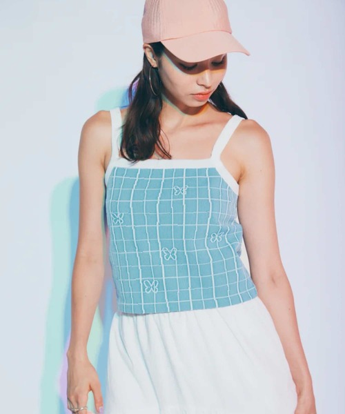 Siblings(シブリングス)の「Square Cami(キャミソール・レディース・レインボー/グリーン/ライトブルー・LARGE/SMALL)」の6枚目の写真