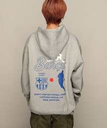 YEN TOWN MARKET（イェンタウンマーケット）の「【FC BARCELONA】FCバルセロナ バルサ プレイヤー No.3 フーディー（パーカー）」