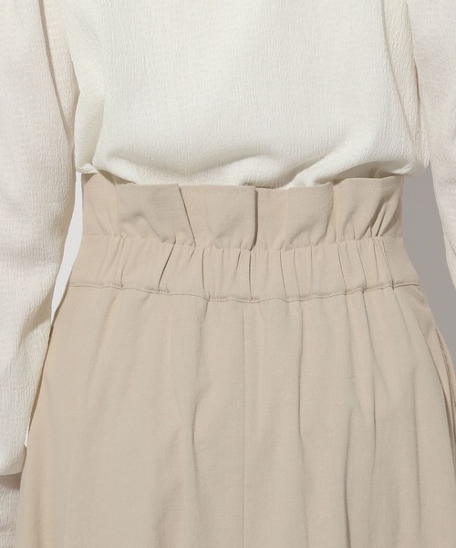 Elura(エルーラ)の「リネン混フレアスカート/316568(スカート・レディース・ライトベージュ/チャコールグレー・FREE)」の18枚目の写真