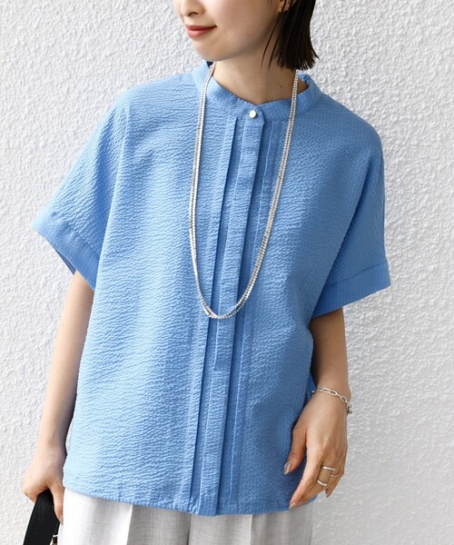 トップス SHISHIKUI COTTON C / LIGHT BLUE miiThaaii｜コットン アディラ トップス ブルー | 趣佳[syuca.jp