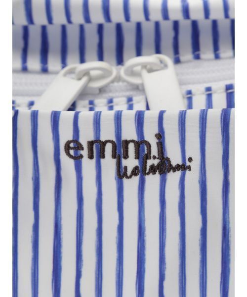emmi(エミ)の「【emmi×Leo Lionni】撥水 ワッペン2wayハンドバッグ(ショルダーバッグ・レディース・ブラック/ストライプ・FREE)」の8枚目の写真