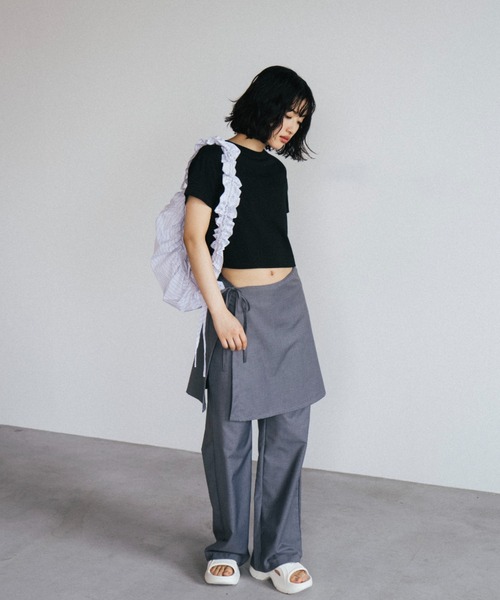 duei(デュイ)の「ストライプドロストショルダーバッグ(ショルダーバッグ・レディース・ブルー/ホワイト・FREE)」の6枚目の写真