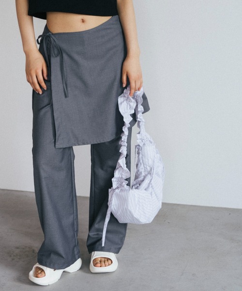 duei(デュイ)の「ストライプドロストショルダーバッグ(ショルダーバッグ・レディース・ブルー/ホワイト・FREE)」の5枚目の写真