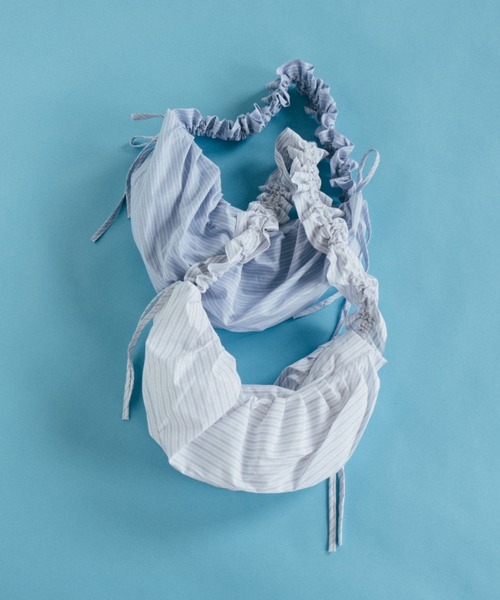 duei(デュイ)の「ストライプドロストショルダーバッグ(ショルダーバッグ・レディース・ブルー/ホワイト・FREE)」の19枚目の写真