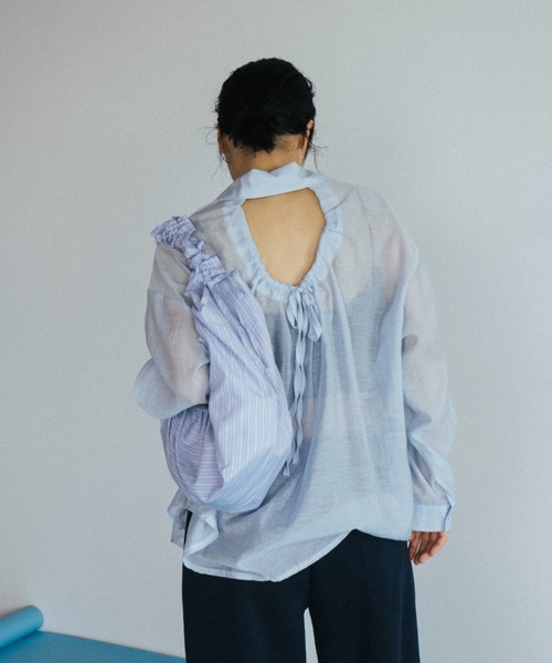 duei(デュイ)の「ストライプドロストショルダーバッグ(ショルダーバッグ・レディース・ブルー/ホワイト・FREE)」の11枚目の写真