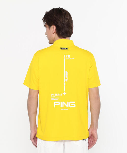 セール】【PING APPAREL】カノコ 半袖ハイネックシャツ ＜NATIVE