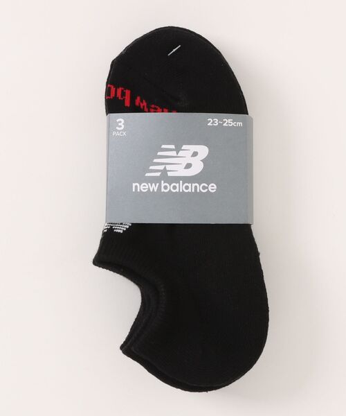 NEW BALANCE（ニューバランス）の「New Balance ニューバランス U スニーカーレングス3Pソックス LAS55635BK BK（ソックス/靴下・メンズ・ブラック・MEDIUM/LARGE）」の2枚目の写真