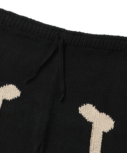 niche.（ニッチ）の「MacMahon Knitting Mills Knit Shorts-Front Bone マクマホン ニッティング ミルズ ニッチ（その他パンツ・メンズ・ブラック・FREE）」の3枚目の写真