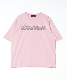 Tシャツ・カットソー Dsquared2 Mirrored-Logo T-Shirt Dsquared2 Kids Mirrored Logo T-shirt Black | ONU