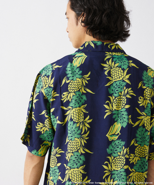 JOURNAL STANDARD relume(ジャーナルスタンダード レリューム)の「THE ROLLING STONES / ローリングストーンズ 別注 レーヨン半袖シャツ(シャツ/ブラウス・メンズ・ホワイト/ネイビー/マスタード・MEDIUM/LARGE)」の14枚目の写真