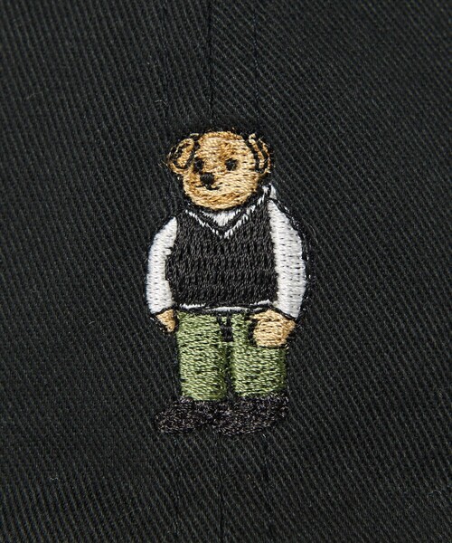 ROSTER SOX（ロスターソックス）の「【別注】＜ROSTER BEAR＞GLR 刺しゅう キャップ（キャップ・メンズ・ブラック/ベージュ/ダークグリーン/ライトピンク・FREE）」の12枚目の写真