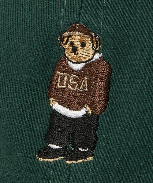ROSTER SOX（ロスターソックス）の「【別注】＜ROSTER BEAR＞GLR 刺しゅう キャップ（キャップ・メンズ・ブラック/ベージュ/ダークグリーン/ライトピンク・FREE）」の22枚目の写真